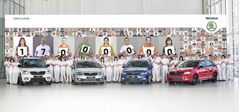 Škoda Auto vyrobila 17 milionů automobilů